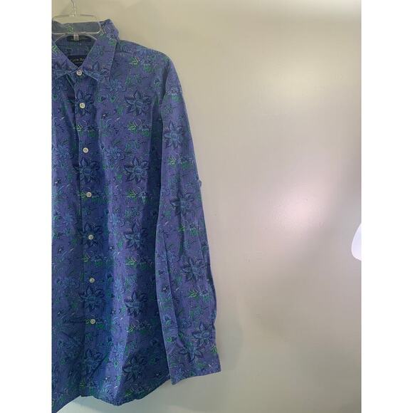 CLUB ROOM by CHARTER CLUB Men’s Paisley Button Down Long Sleeve Shirt / Size: XL - Picture 5 of 6